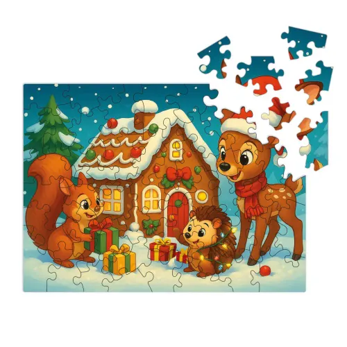 Puzzle 50 Elementów. Milliwood. Świąteczni Przyjaciele na Arena.pl