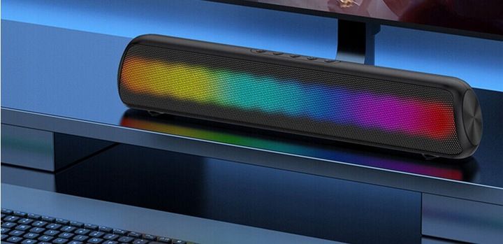 SOUNDBAR Głośniki Komputerowe do Laptopa USB LED zdjęcie 4