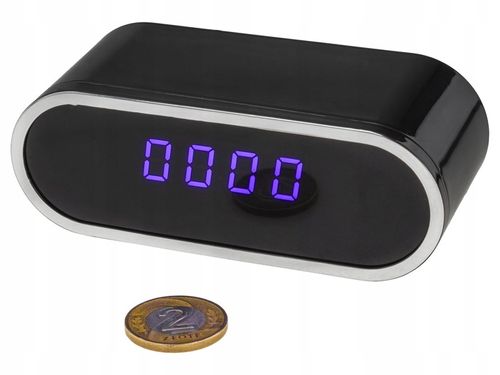 Zegar Z Ukrytą Kamerą / ZEGAREK SZPIEGOWSKI UKRYTA MINI KAMERA TRYB NOCNY na Arena.pl