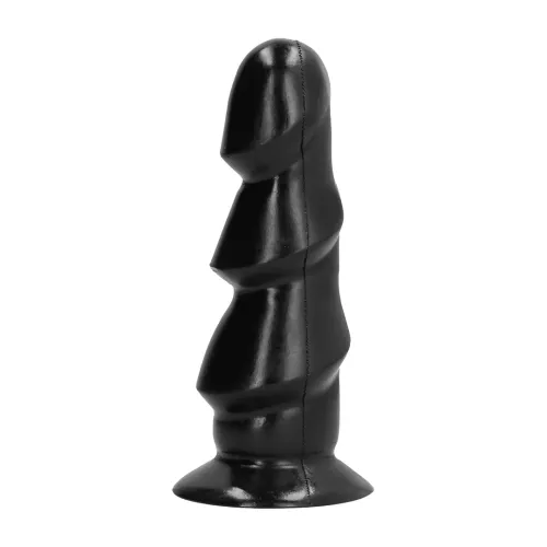 all black korek anatomiczny piramidki 17 cm silikonowy czarny na Arena.pl