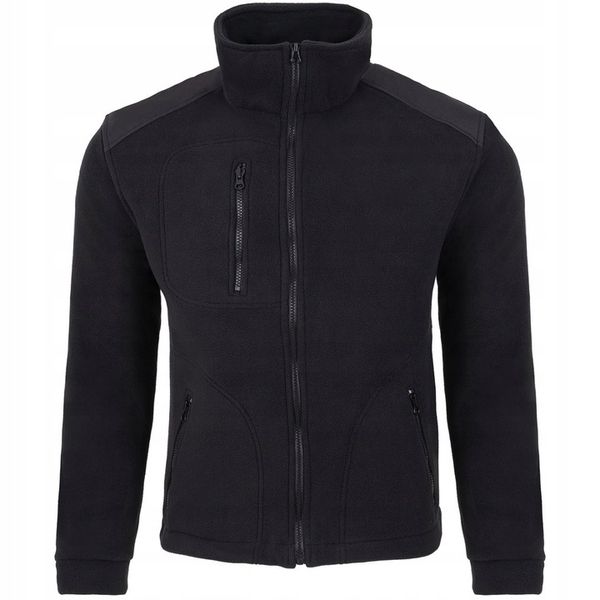 BLUZA z POLARU NAJGRUBSZA POLAR GRUBY CIEPŁY 350-360gFLRA 340 BK-BK XL zdjęcie 1