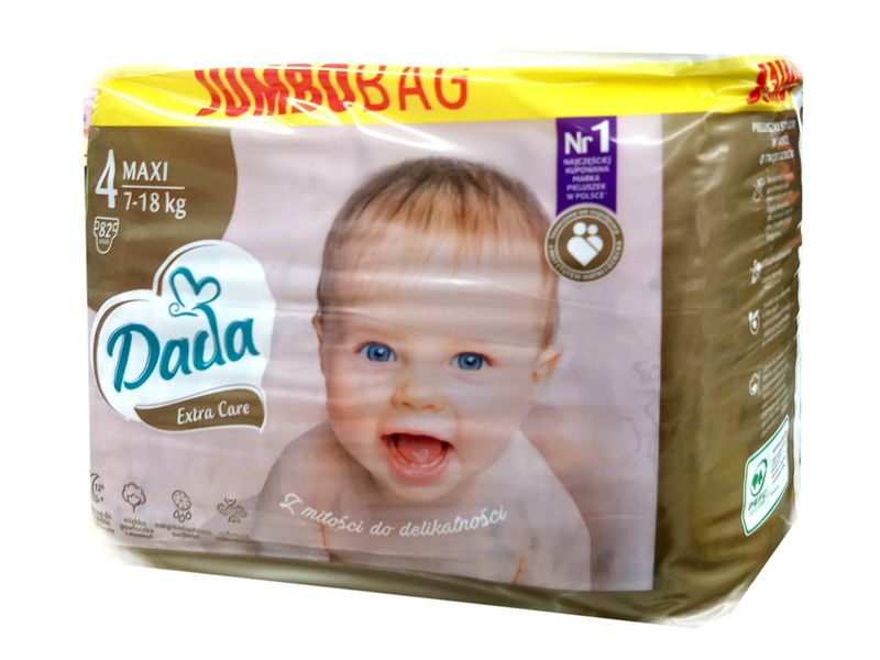 Pieluchy Dada Extra Care 4 Maxi 82szt - Climaflex zdjęcie 1