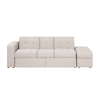 Sofa rozkładana beżowa FALSTER