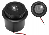 LTC LXG561 Ładowarka indukcyjna montażowa 12V + USB do jacht kamper kemping