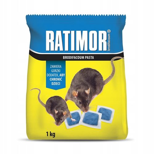 TRUTKA NA SZCZURY I MYSZY GRYZONIE ULTRA MOCNA PASTA 1KG BRODIFAKUM na Arena.pl