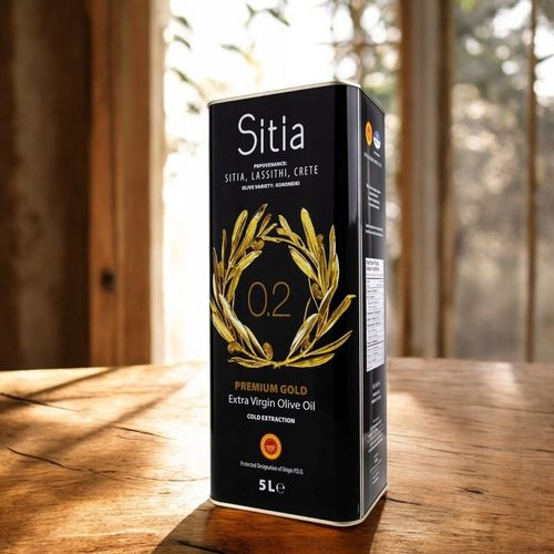 Oliwa z Oliwek Extra Virgin 5L Grecka Sitia 0,2 Puszka + Butelka na Oliwę na Arena.pl