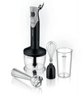 BLENDER RĘCZNY MIKSER WIELOFUNKCYJNY ROBOT TURBO BLENDER MOCNY INOX 800W