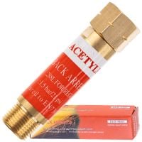 bezpiecznik acetylen przypalnik. (2xgwint) 3/8-3/8lh