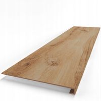 Gruba stopnica drewnopodobna 100x30, płytki na schody z kapinosem ZŁOTY DĄB