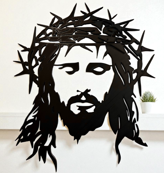 Nowoczesna dekoracja ścienna 3D Jezus - 25 cm zdjęcie 6