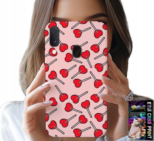 ETUI DO SAMSUNG GALAXY A40 - KOBIECE, MODNE WZORY LIZAKI W SERCA CASE na Arena.pl
