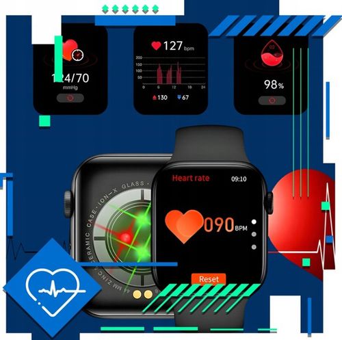 Zegarek dziecięcy MK-Tech smartwatch pulsometr biały na Arena.pl