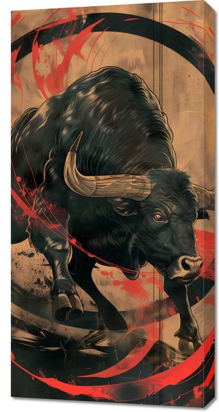 Obraz 50x100cm Bycza Niezłomność zdjęcie 1