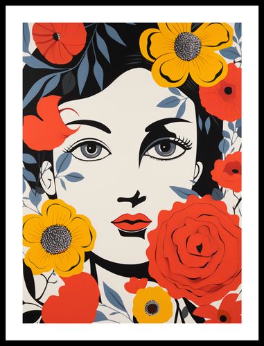Plakat 40x55cm Kwiatowa Aura na Arena.pl