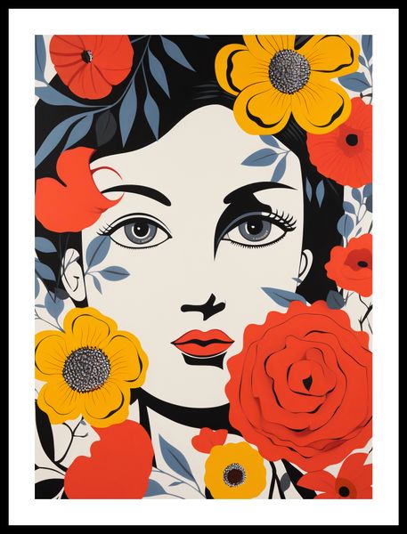 Plakat 40x55cm Kwiatowa Aura zdjęcie 3