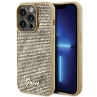 Guess GUHCP15LPMSDGSD iPhone 15 Pro 6.1" złoty/gold hardcase Disco Metal