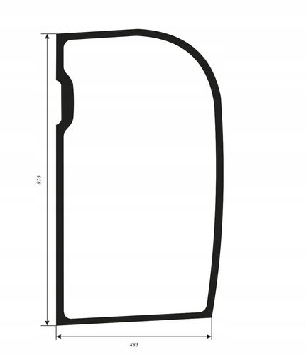 Szyba boczna lewa JCB 8025, 8025 ZTS, 8025 CTS, 8026 CTS, 8030 ZTS. 8035 na Arena.pl