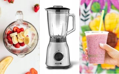 Blender kielichowy mocny Łucznik BL-1000 1,85l 1000W stal INOX kruszy na Arena.pl