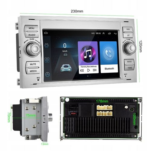 RADIO SAMOCHODOWE do FORD KUGA S-MAX C-MAX MONDEO USB GPS WIFI BT ANDROID na Arena.pl