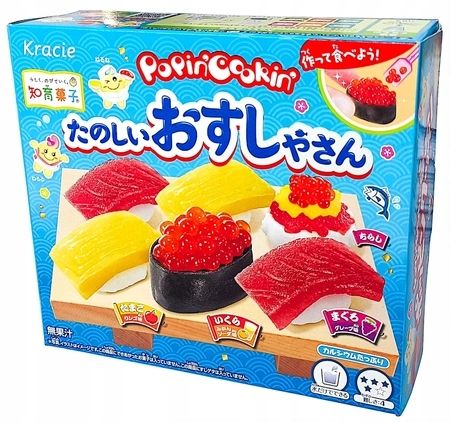 Japoński zestaw słodyczy DIY Popin Cookin Sushi Kit 28,5g - Kracie na Arena.pl