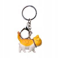 Breloczek Słodki Kotek Garfield Kocurek Puszek Domowy Klakier Ruchoma Głowa