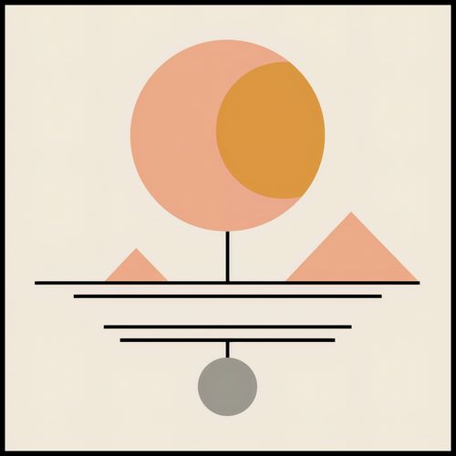 Plakat 90x90cm Geometryczna Utopia na Arena.pl