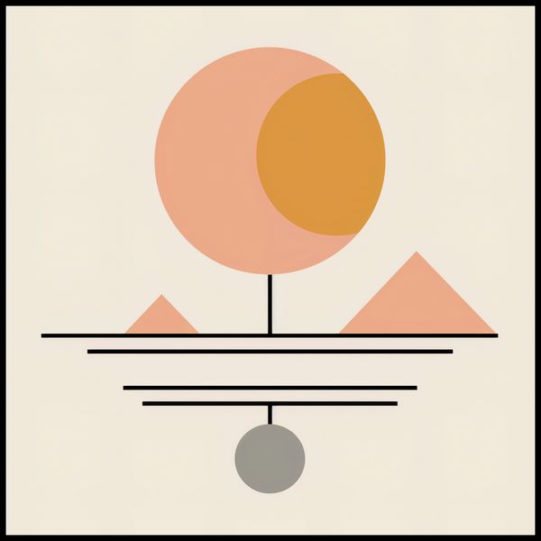 Plakat 90x90cm Geometryczna Utopia zdjęcie 2