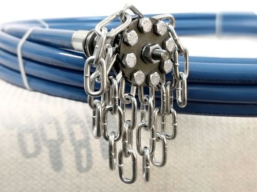 BARDZO MOCNY zestaw szczotka do czyszczenia komina TURBOSPINER 10 na Arena.pl