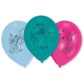 balony lateksowe mix frozen kraina lodu 10" 10szt