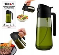 DOZOWNIK DO OLIWY OCTU OLEJU SPRYSKIWACZ NALEWAK TEKAN 470ML SZKLANY