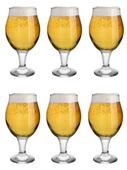 6x Pokal szklany pucharek szklanka do piwa drinków koktajli soków 570 ml