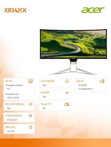 Monitor 34 XR342CKPbmiiqpuzx na Arena.pl