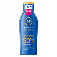 NIVEA SUN Protect & Moisture Nawilżający balsam do opalania SPF 50+, 200 ml