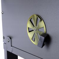 ACTIVA GRILL WĘGLOWY OGRODOWY ANGULAR GOLD - 3 częściowy RUSZT ŻELIWNY