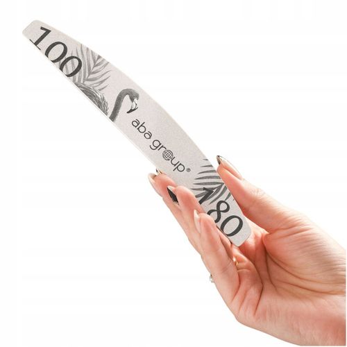 Aba Group Pilniki do Paznokci Półksiężyc Łódka 100/180 Slim Zestaw 100 na Arena.pl