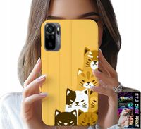 ETUI DO XIAOMI NOTE 10 / 10S - LOVE CAT, WZORY Z KOTAMI, CASE + SZKŁO