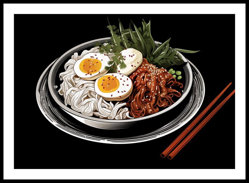 Plakat 66,5x46,5cm Ramen w Sztuce zdjęcie 3