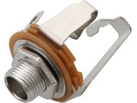 Gniazdo Jack 6.3 ST montażowe metalowe