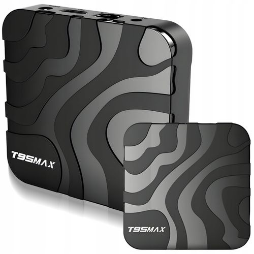 SMART TV BOX T95MAX ANDROID 9 64BIT 6K WIFI HDR USB 3.0 + PILOT KABEL HDMI na Arena.pl