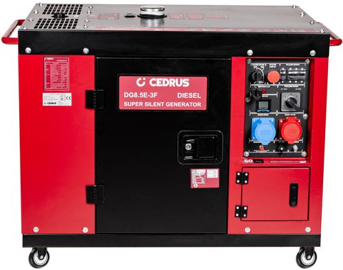 CEDRUS DG8.5E-3F AGREGAT GENERATOR PRĄDOTWÓRCZY 8.5kW / 18 KM 230/400V AVR WERSJA WYCISZONA SILENT CEDRUS 8.5 kW KD1100F DIESEL na Arena.pl