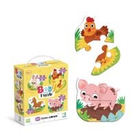 Puzzle Dodo  Baby Puzzle 4 W 1 "Zwierzęta Z Gospodarstwa" 300686