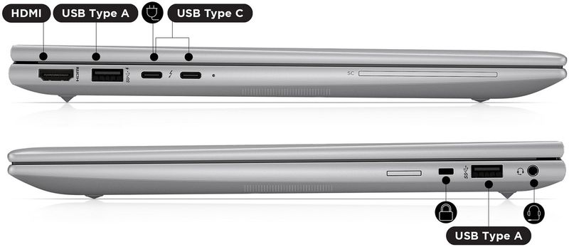 HP ZBook Firefly 14 G9 WUXGA IPS 400 nitów Intel Core i7-1255U 10-rdzeni 16GB DDR5 512GB SSD NVMe NVIDIA T550 4GB Windows 10 Pro zdjęcie 13