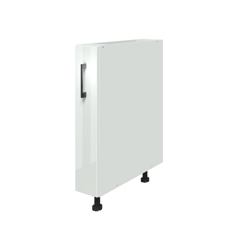 {AMIGA KU-D15 Szafka 15 cm dolna fronty akrylowe biały połysk na Arena.pl