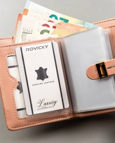 portfel damski ze skóry ekologicznej z wkładką na karty - 4u cavaldi na Arena.pl