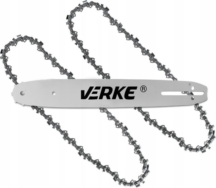 PROWADNICA Z 2 ŁAŃCUCHAMI PIŁY PILARKI SPALINOWEJ 10'' 25cm 3/8" 1,3mm 40o zdjęcie 3