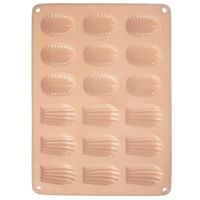 Forma do ciastek i pralin silikonowa beżowa 34x25x1 cm