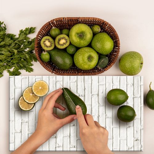 SZKLANA DESKA NA KUCHENKĘ 60x52 005A CEGŁA na Arena.pl