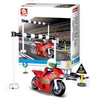 KLOCKI SLUBAN TOWN Motor ścigacz 60 - B0717A  Kompatybilne z LEG COB