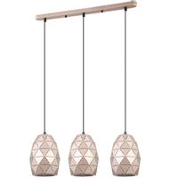 LAMPA wisząca HARLEY MDM-3480/3 GD Italux metalowa OPRAWA zwis geometryczny LISTWA sufitowa kaskada szampańska