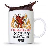 Kubek Prezent Dla Kierownika Piekielnie Dobry Z Nadrukiem Ze Zdjęciem